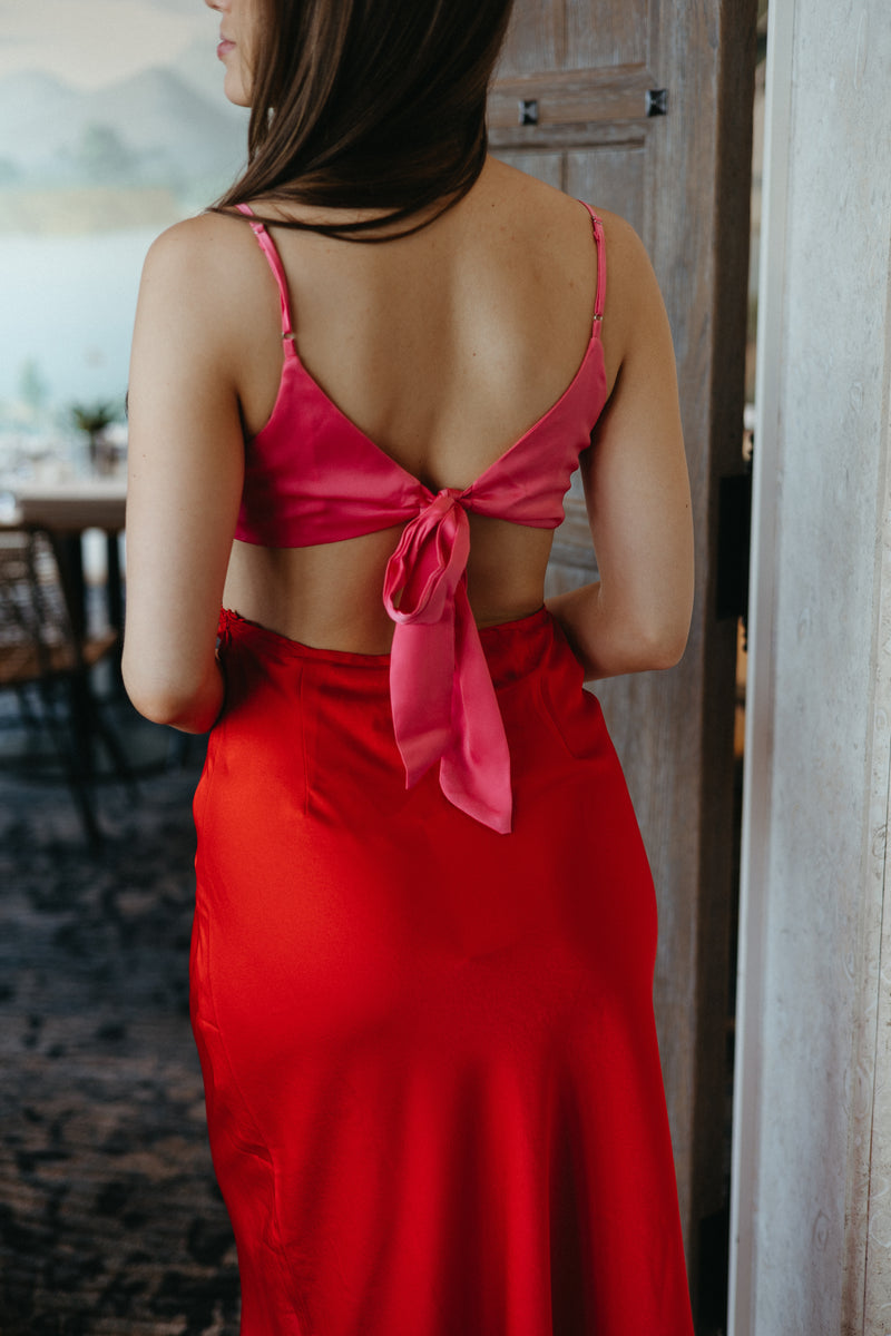 Eyes On Me Colorblock Cutout Dress