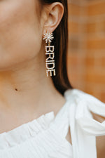 Bride Card Earrings