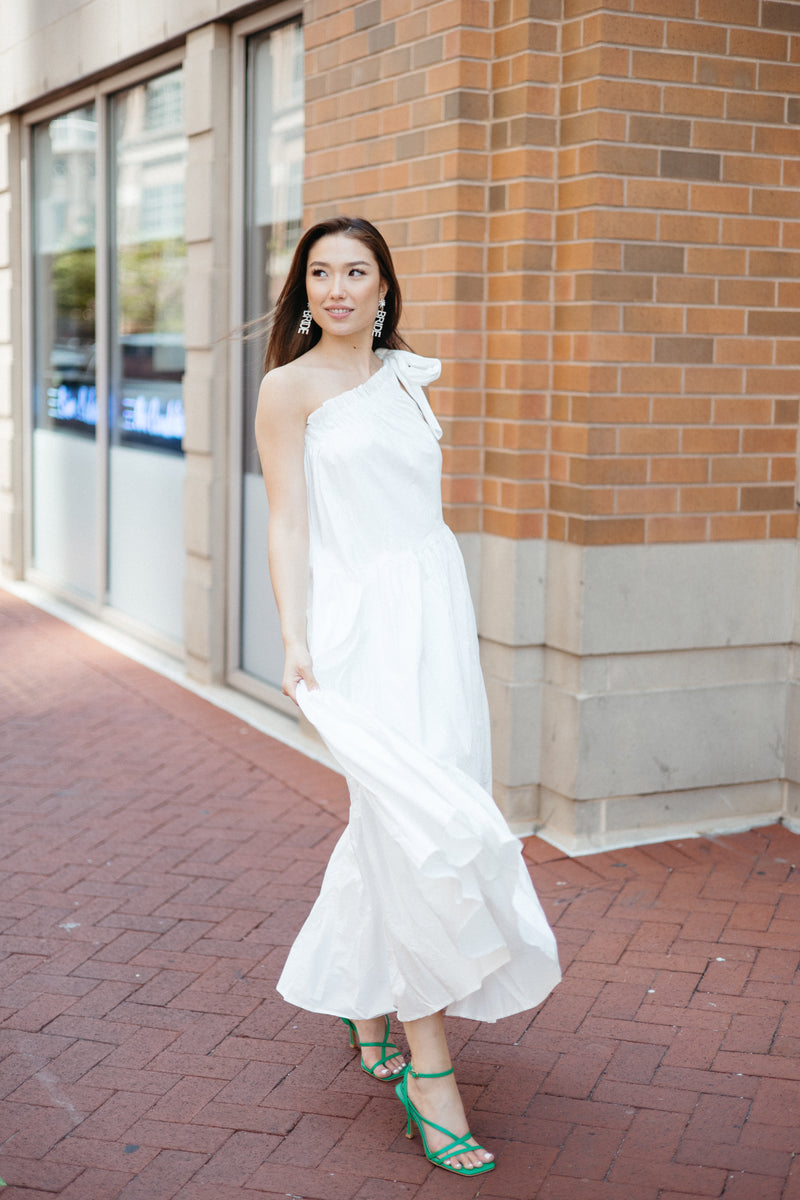 Unwritten Rules One Shoulder Maxi Dress