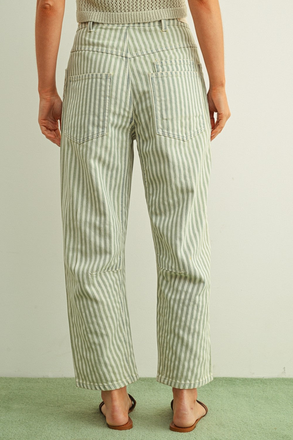 Coastal Stripe Barrel Pant