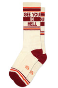 See You in Hell Gym Crew Socks