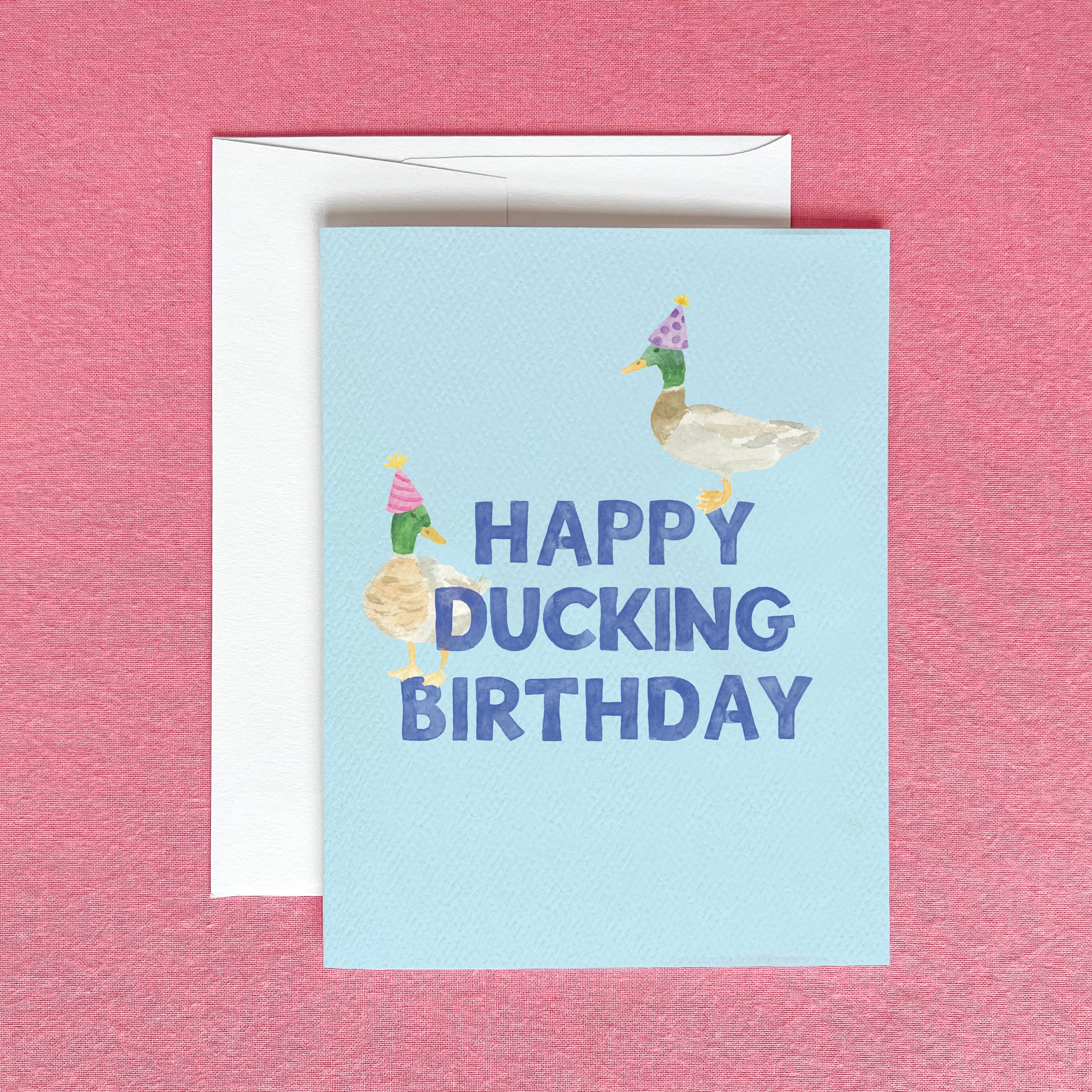 Happy Ducking Birthday Card