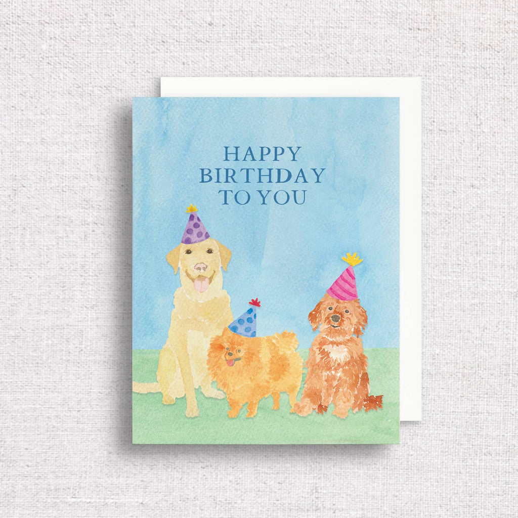 Cute Dogs Birthday Card