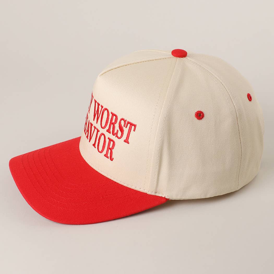 On My Worst Behavior Snapback