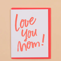 Love You Mom Mother's Day Card