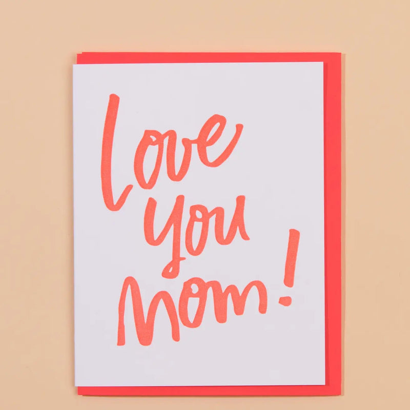 Love You Mom Mother's Day Card