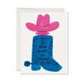 Boot Baby Baby Card