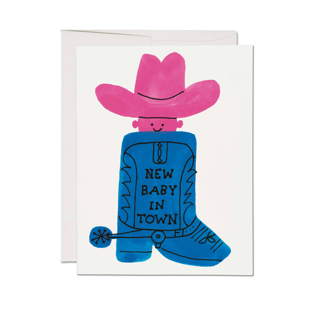 Boot Baby Baby Card