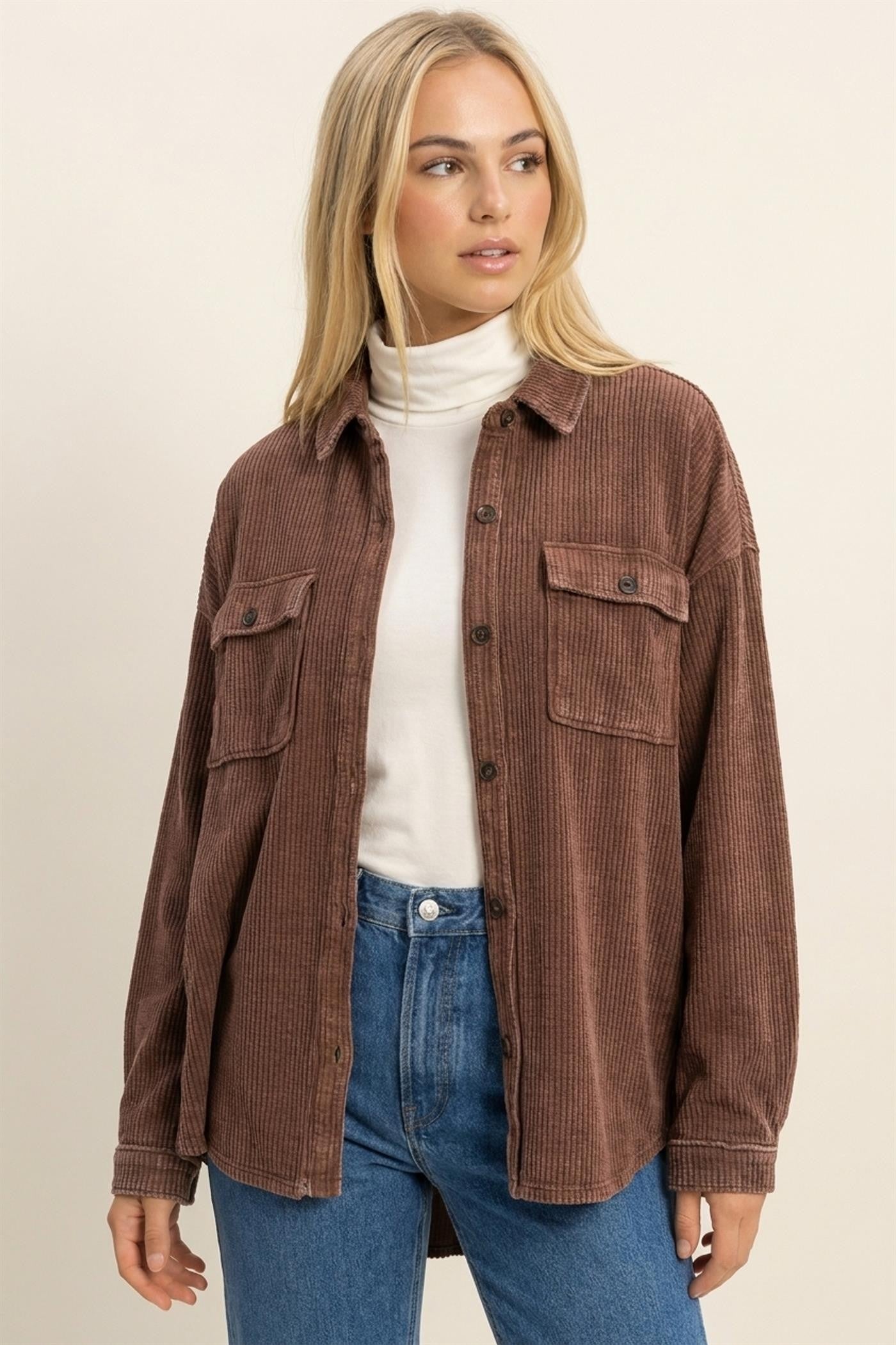 The Mesa Waffle Shacket