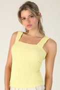 Lace Whisper Square Top