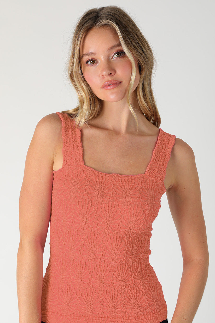 Lace Whisper Square Top