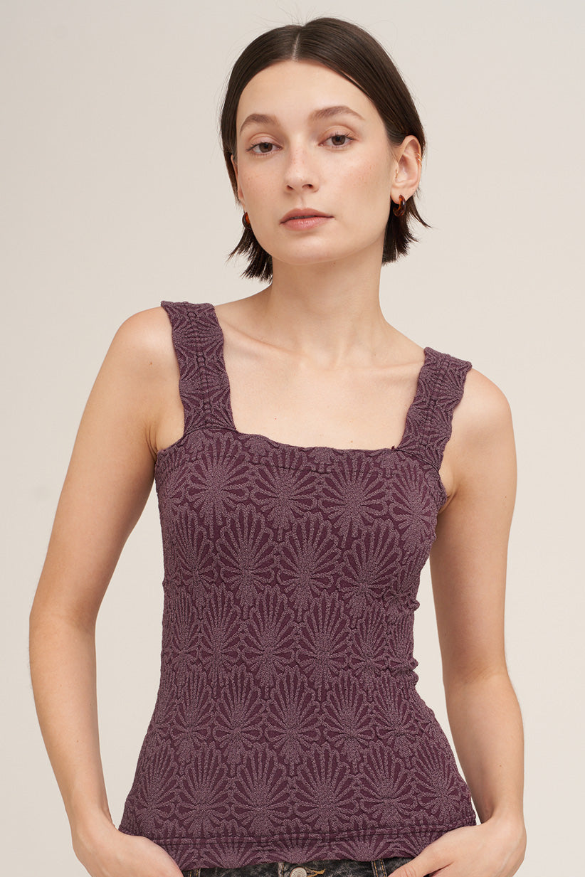 Lace Whisper Square Top
