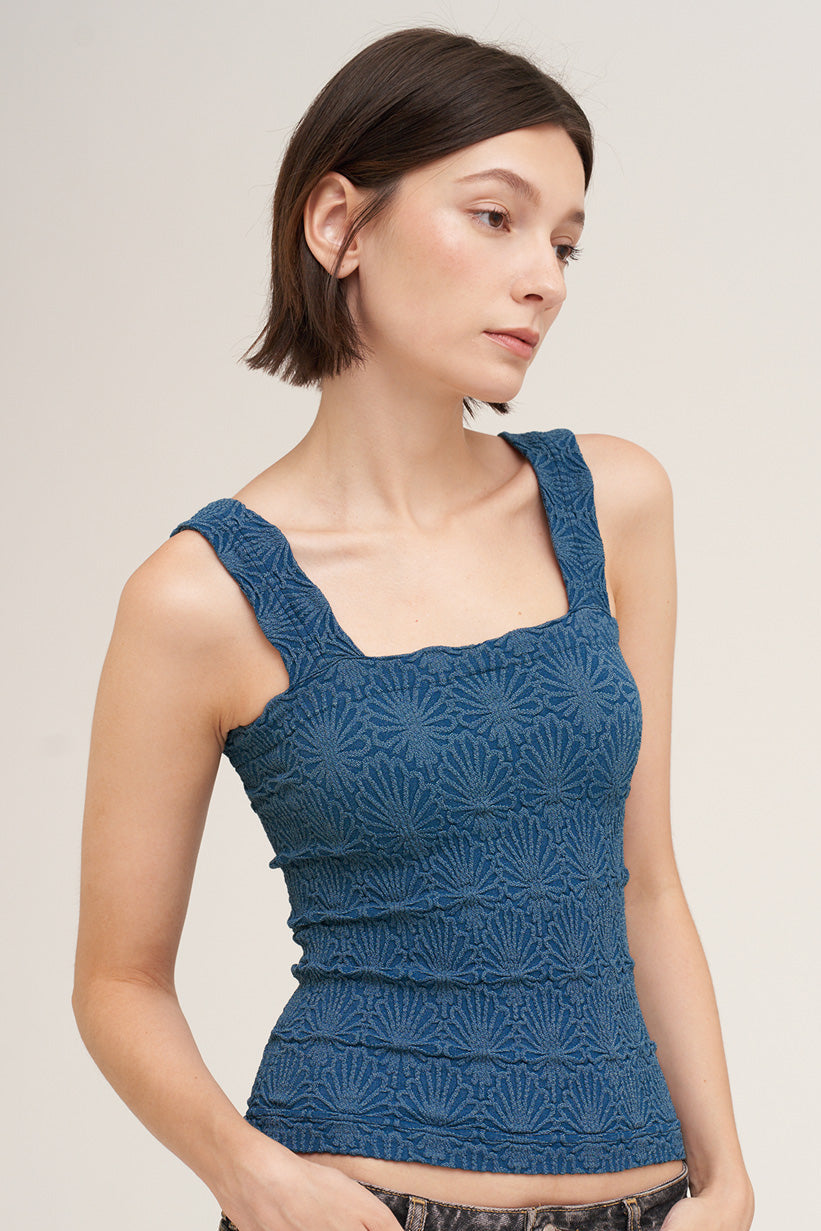 Lace Whisper Square Top