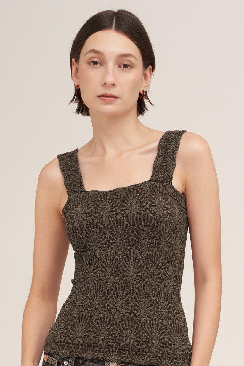 Lace Whisper Square Top