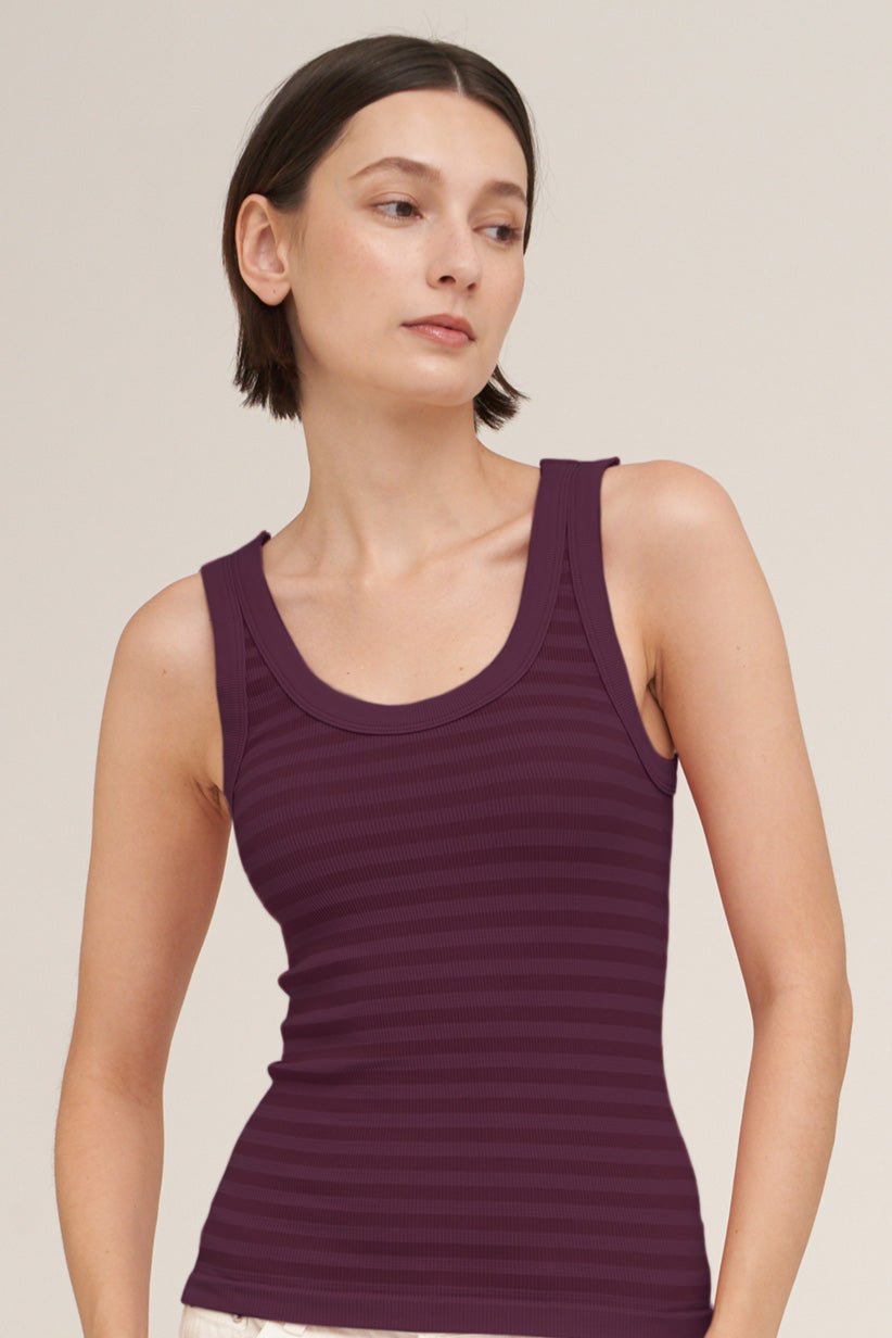 The Double Take Stripe Tank