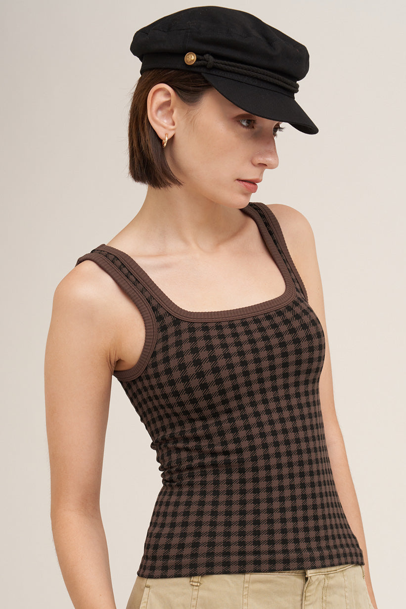 The Sweet Check Tank Top