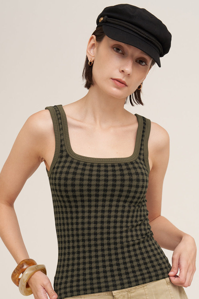 The Sweet Check Tank Top