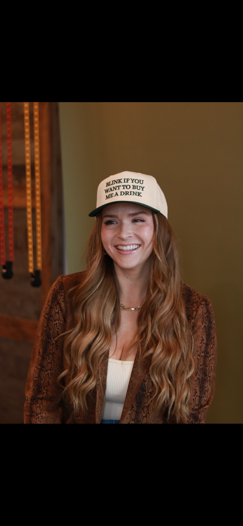  Blink If You Want To Buy Me A Drink Snapback