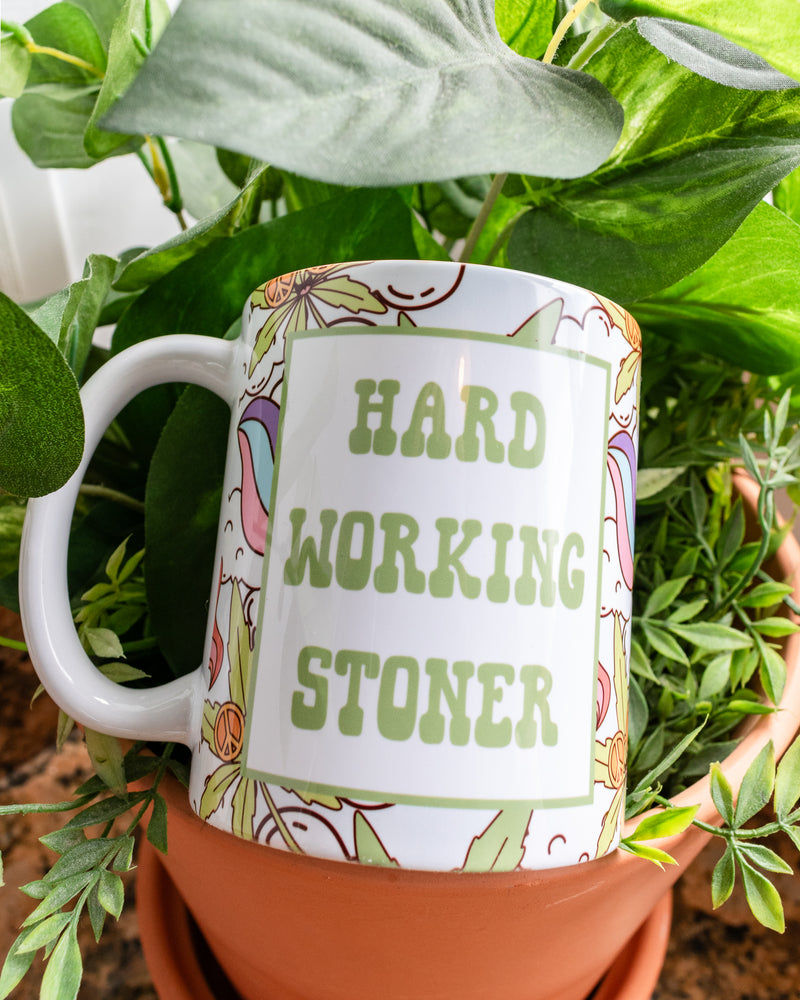 Hard Working Stoner Mug