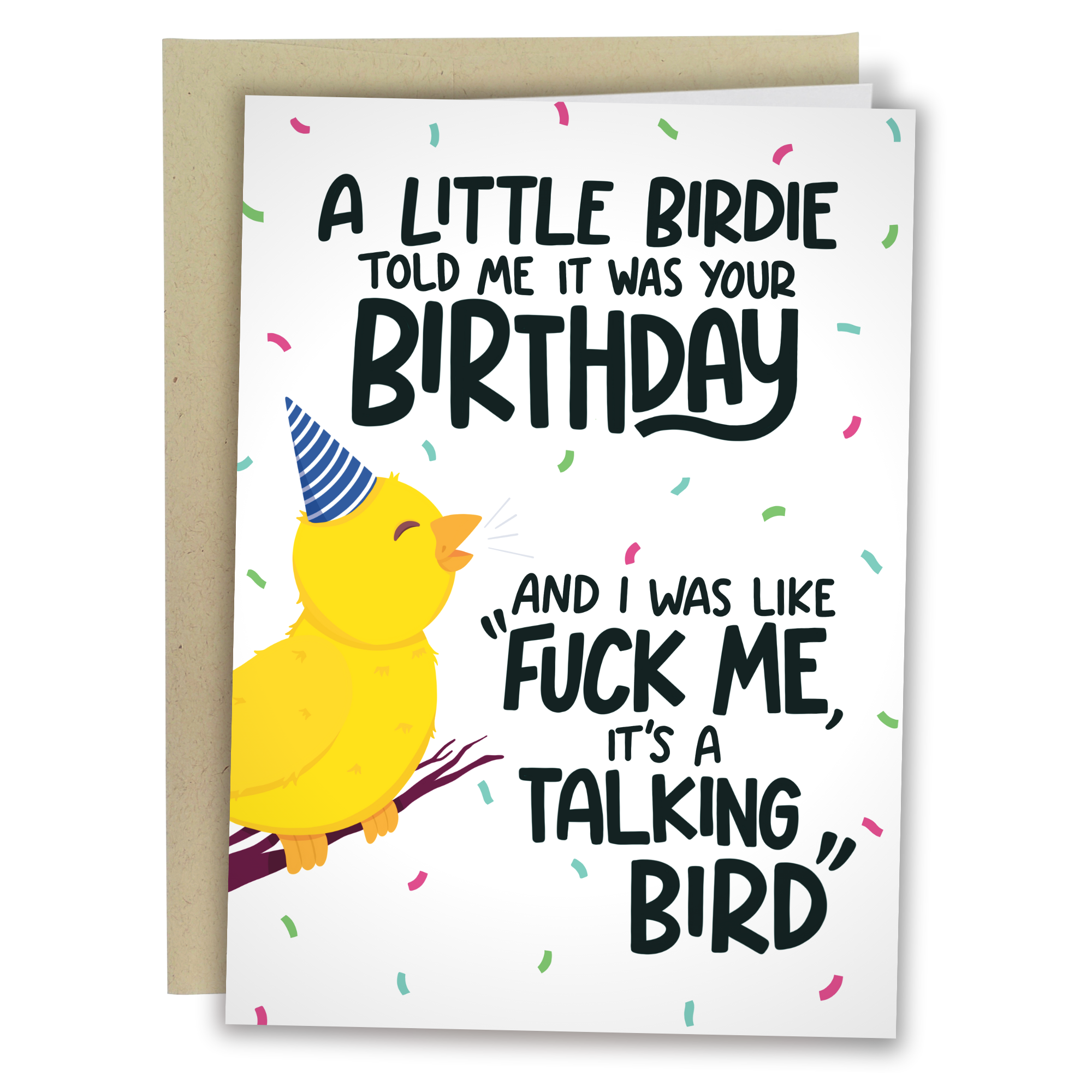 Little Birdie Birthday Card