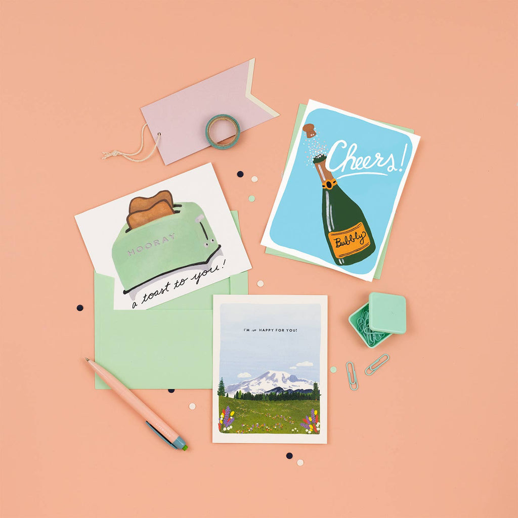 Champagne Cheers Card