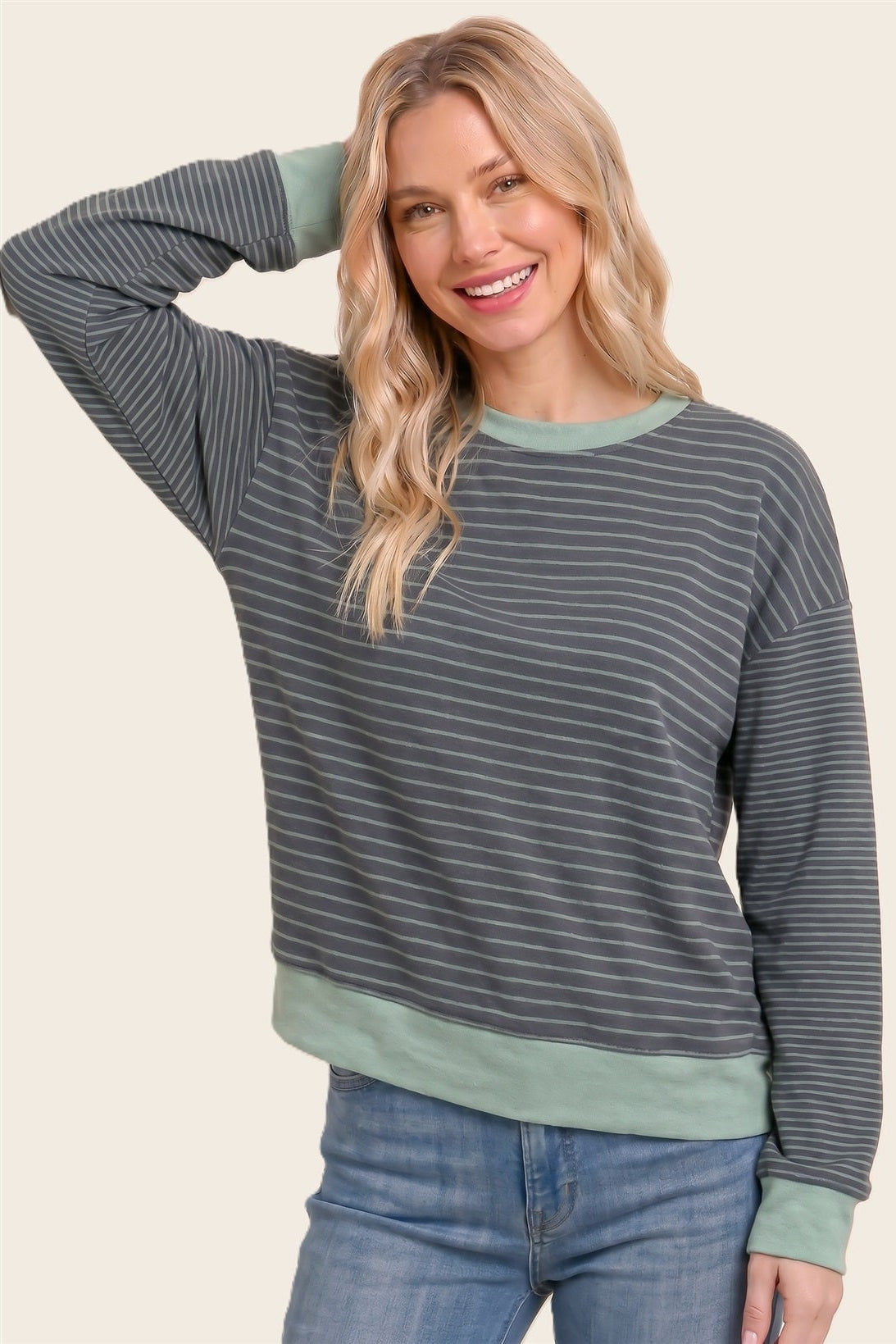 The Fireside Stripe Sweatshirt