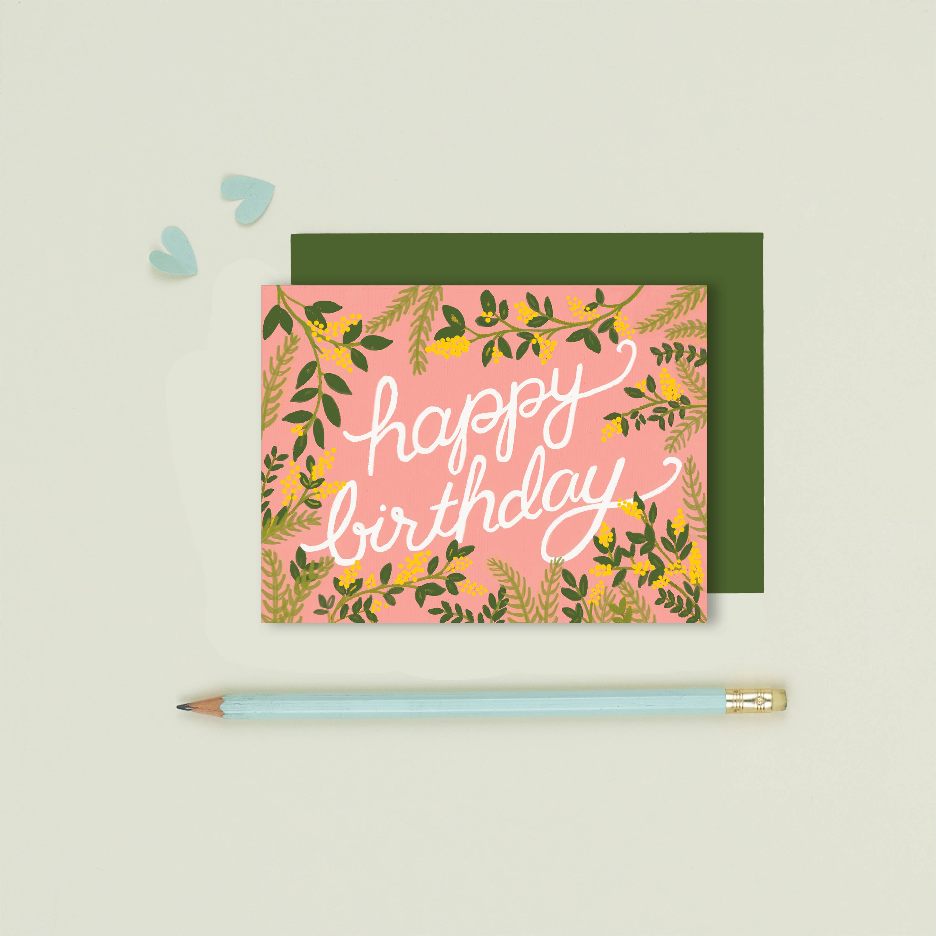 Botanical Birthday Card