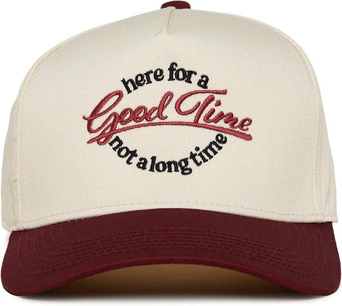 Here for a Good Time Not a Long Time 2-Tone Snapback