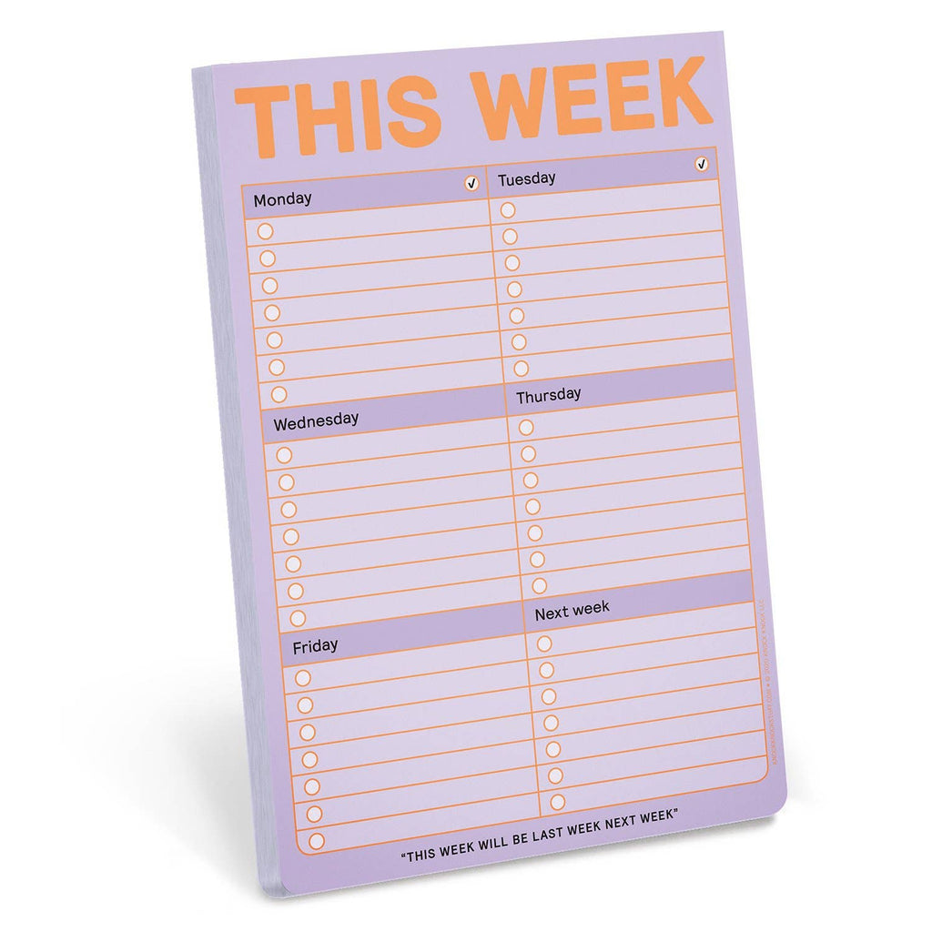 This Week Notepad