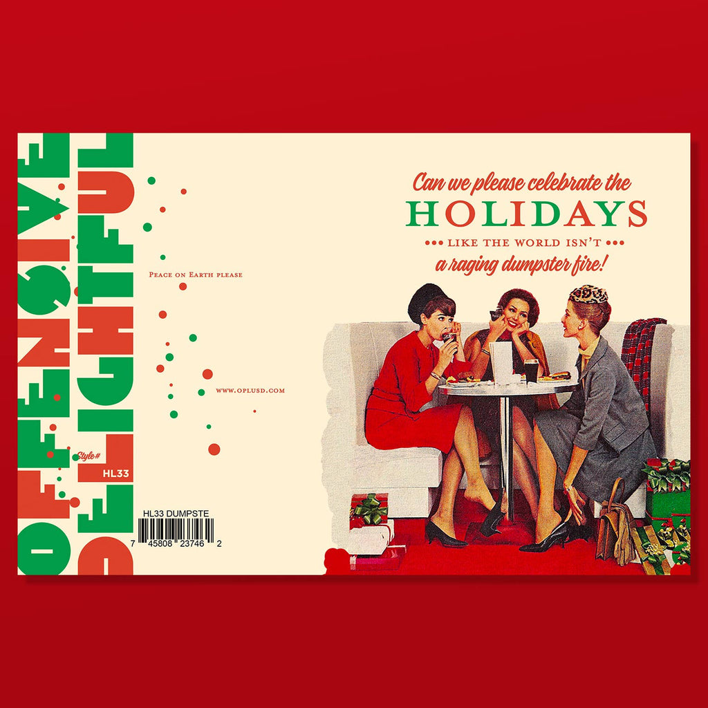 DUMPSTER FIRE HOLIDAYS! Christmas Card