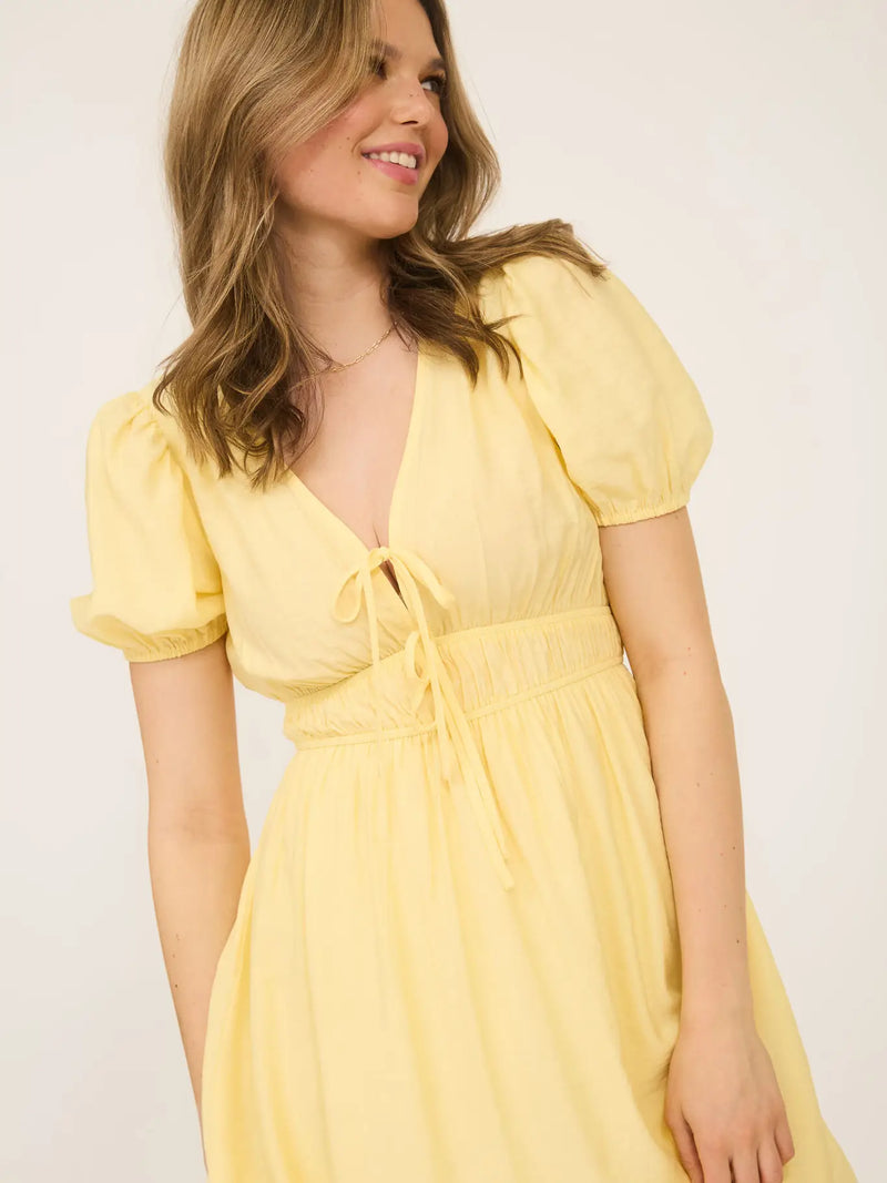 Petal Allure Mini Dress