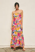 Bahamas Strapless Maxi Dress