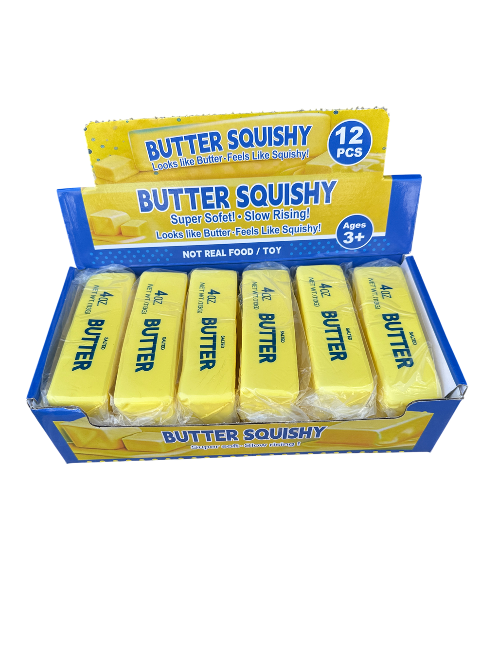 Butter Squishy Toy – Yellow Edition