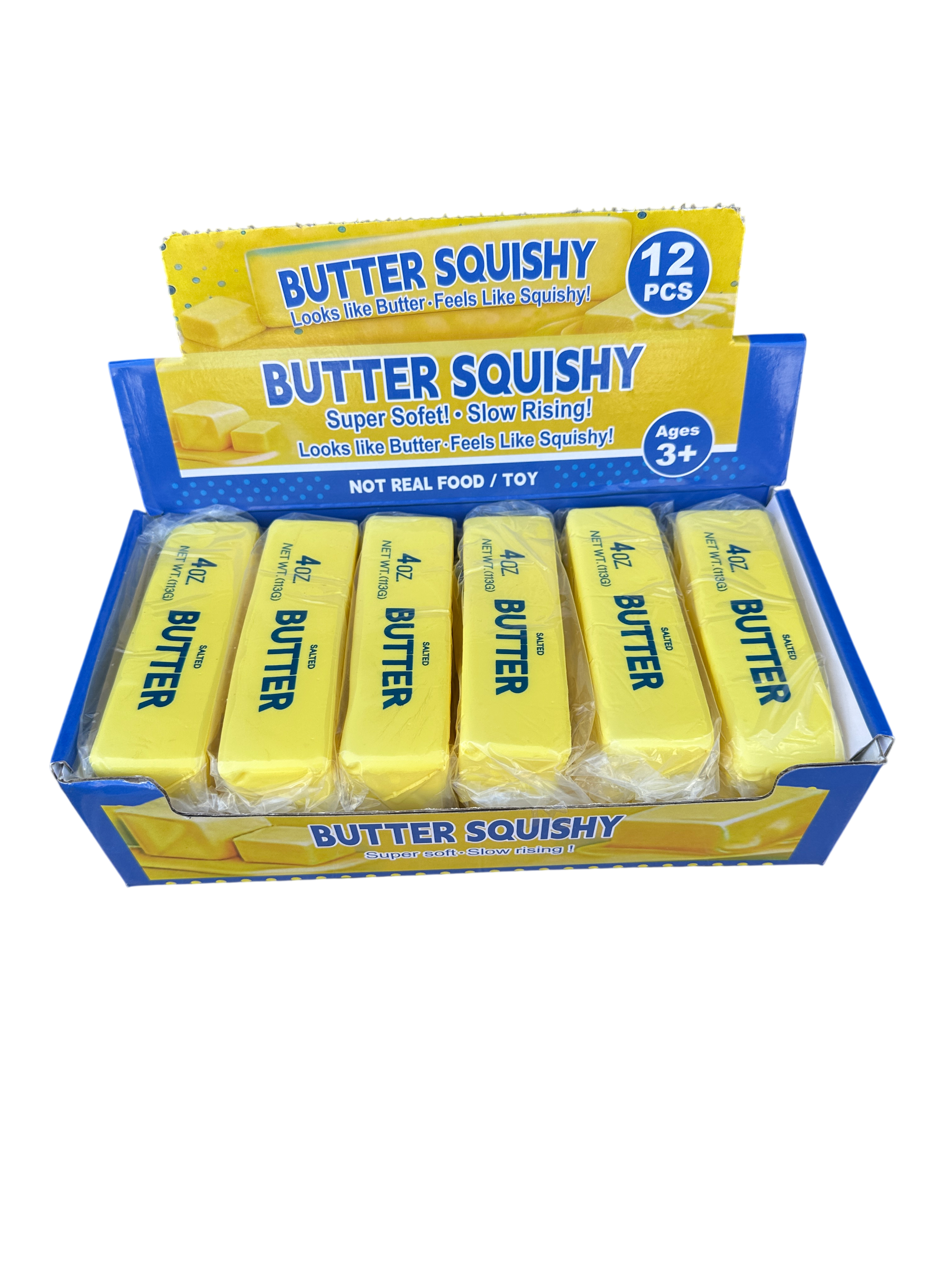 Butter Squishy Toy – Yellow Edition