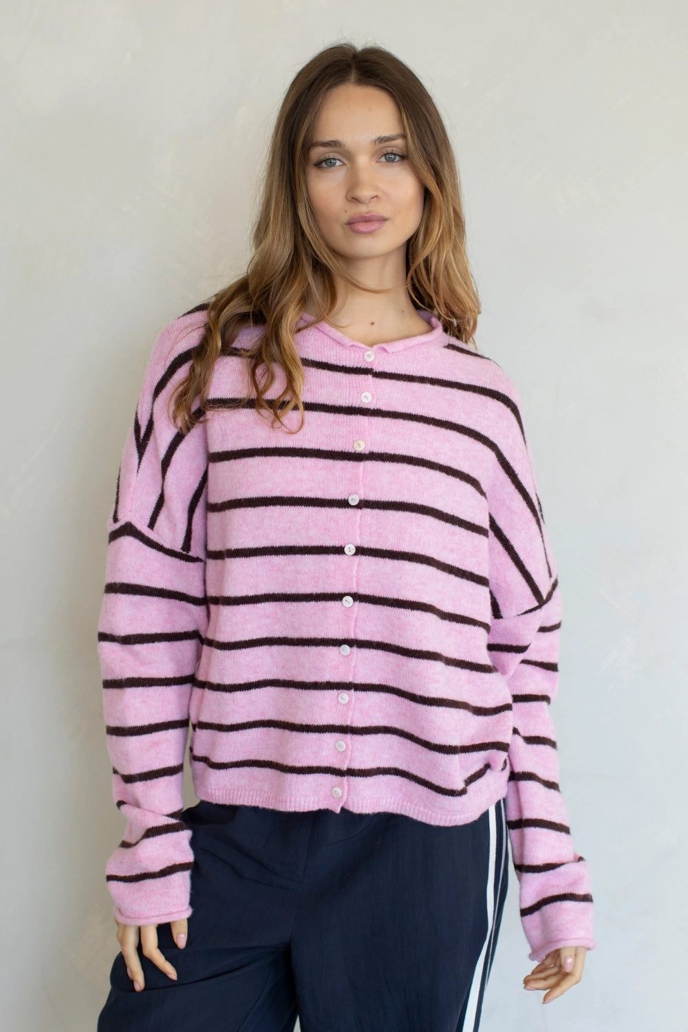 Cabana Striped Piper Cardigan
