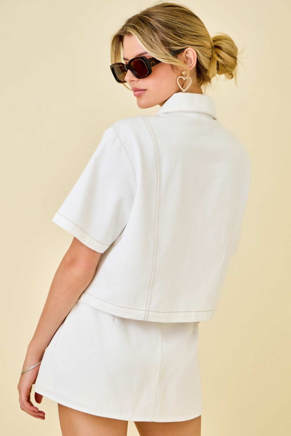 Dockside Denim Crop Jacket