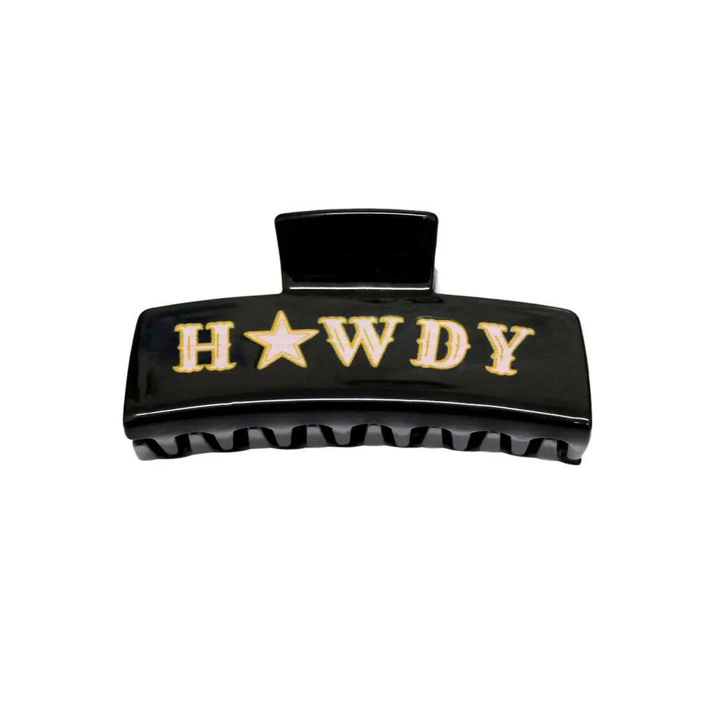 Howdy Claw Hair Clip