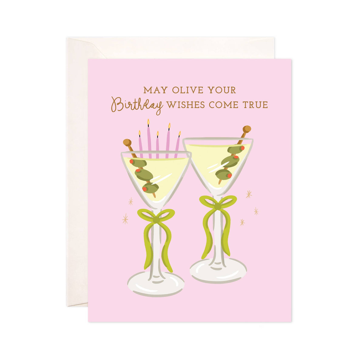 Olive Your Wishes Birthday Card