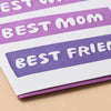 Best Wife/Mom/Friend Greeting Card
