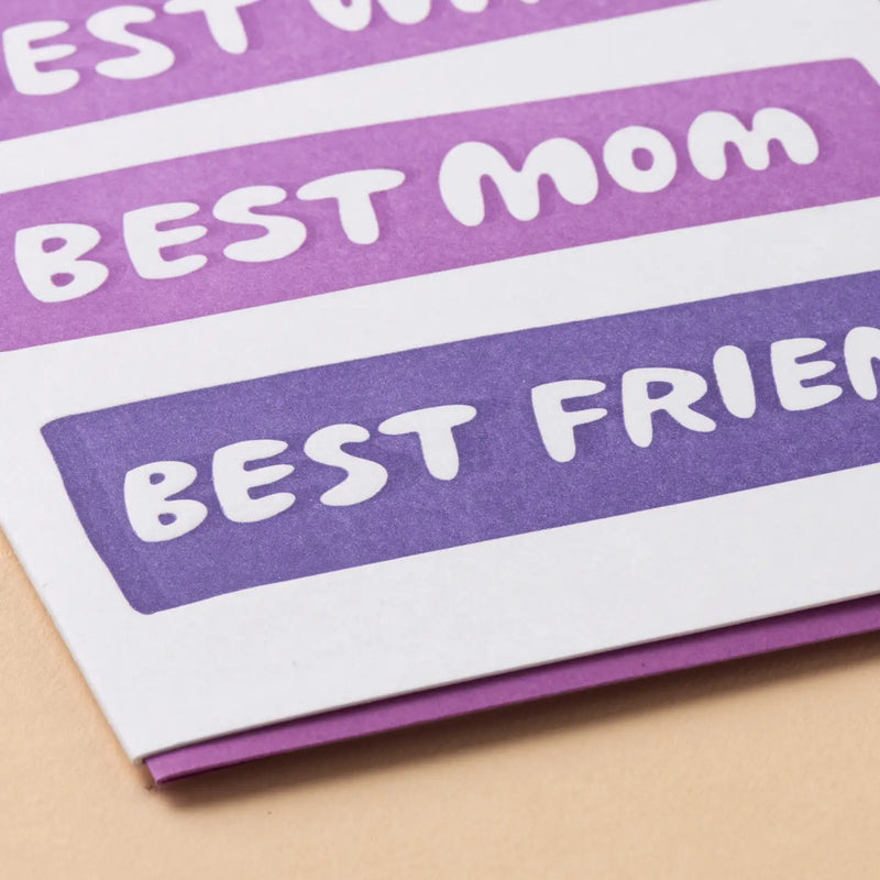 Best Wife/Mom/Friend Greeting Card