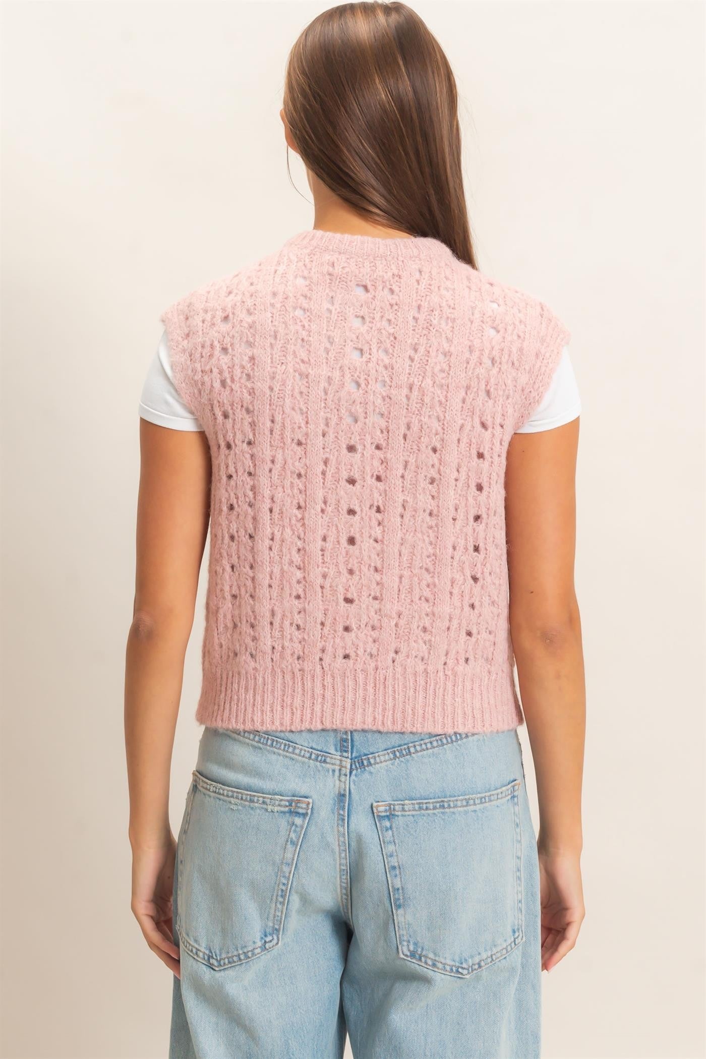 Haven Open Knit Vest