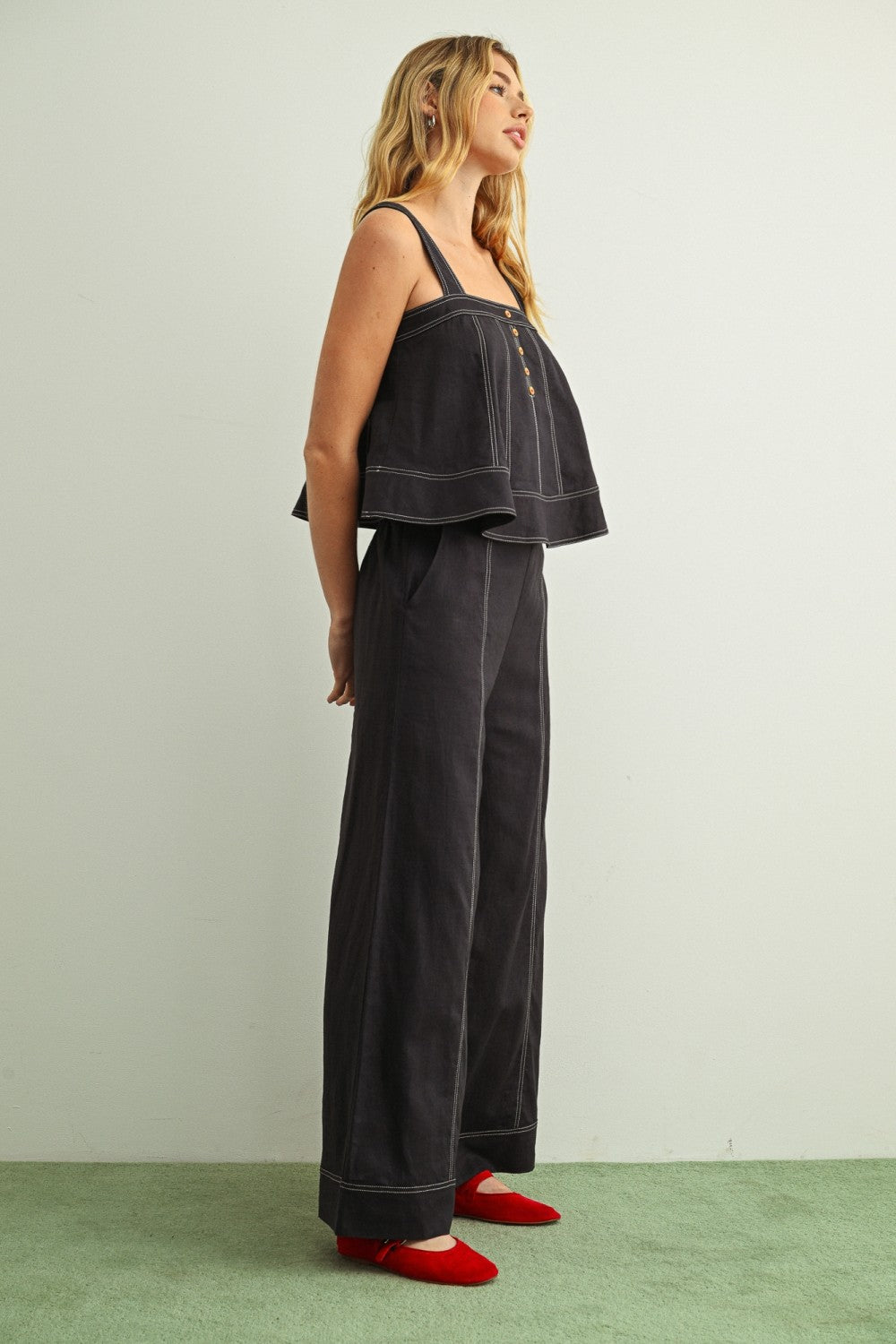 The Drift Linen Wide Leg Pants