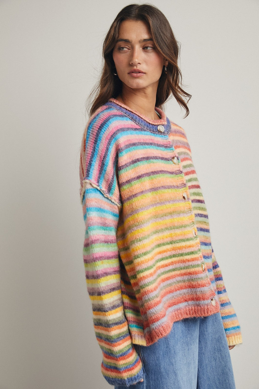 The Rainbow Row Cardigan