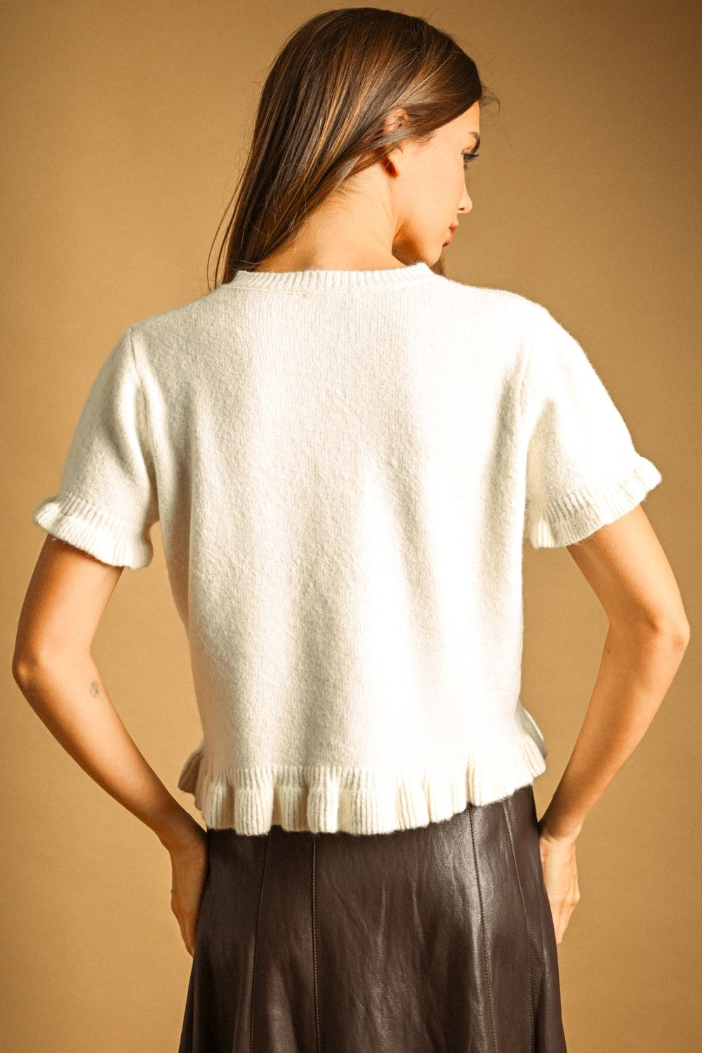 The Blair Ruffle Knit