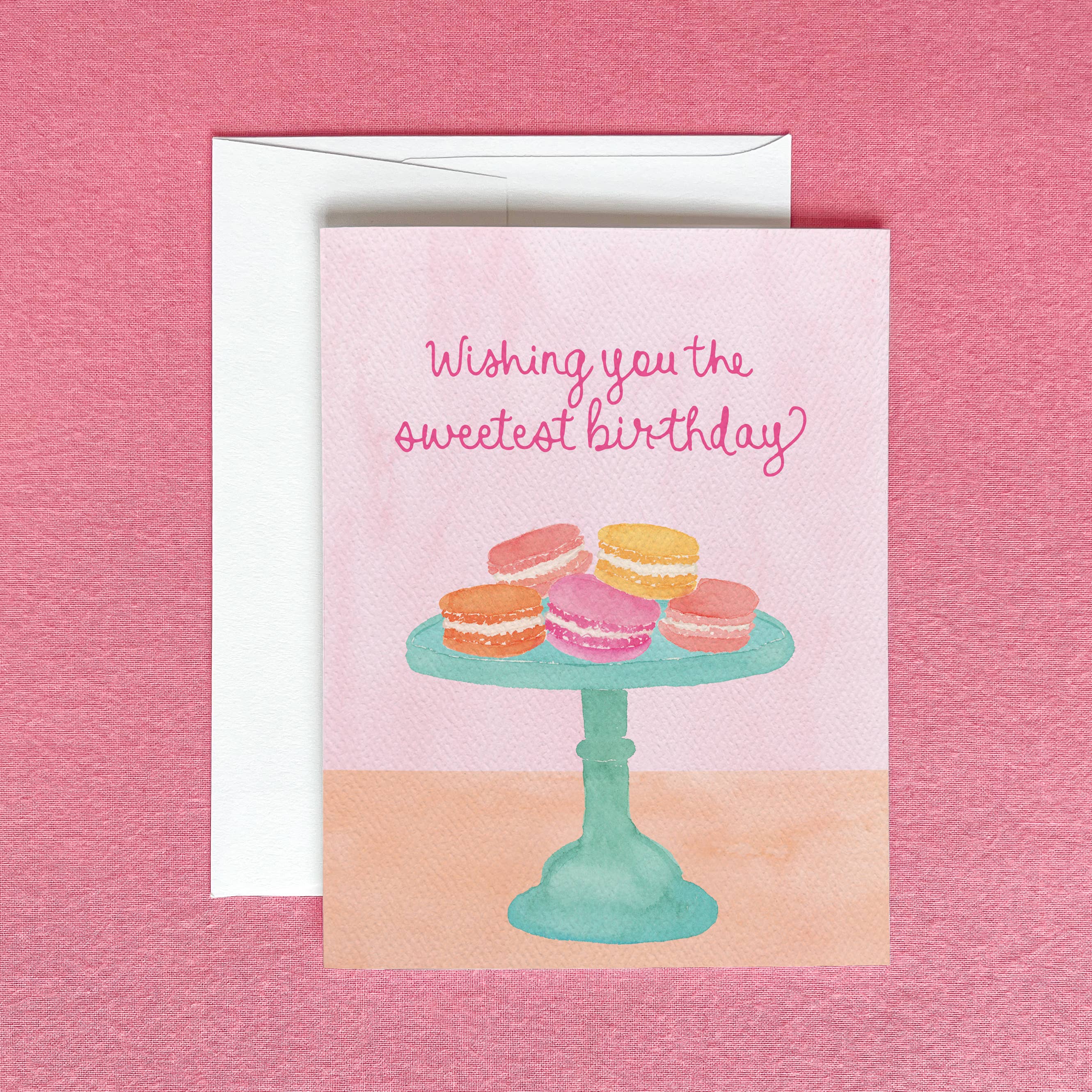 Macaron Sweetest Birthday Card