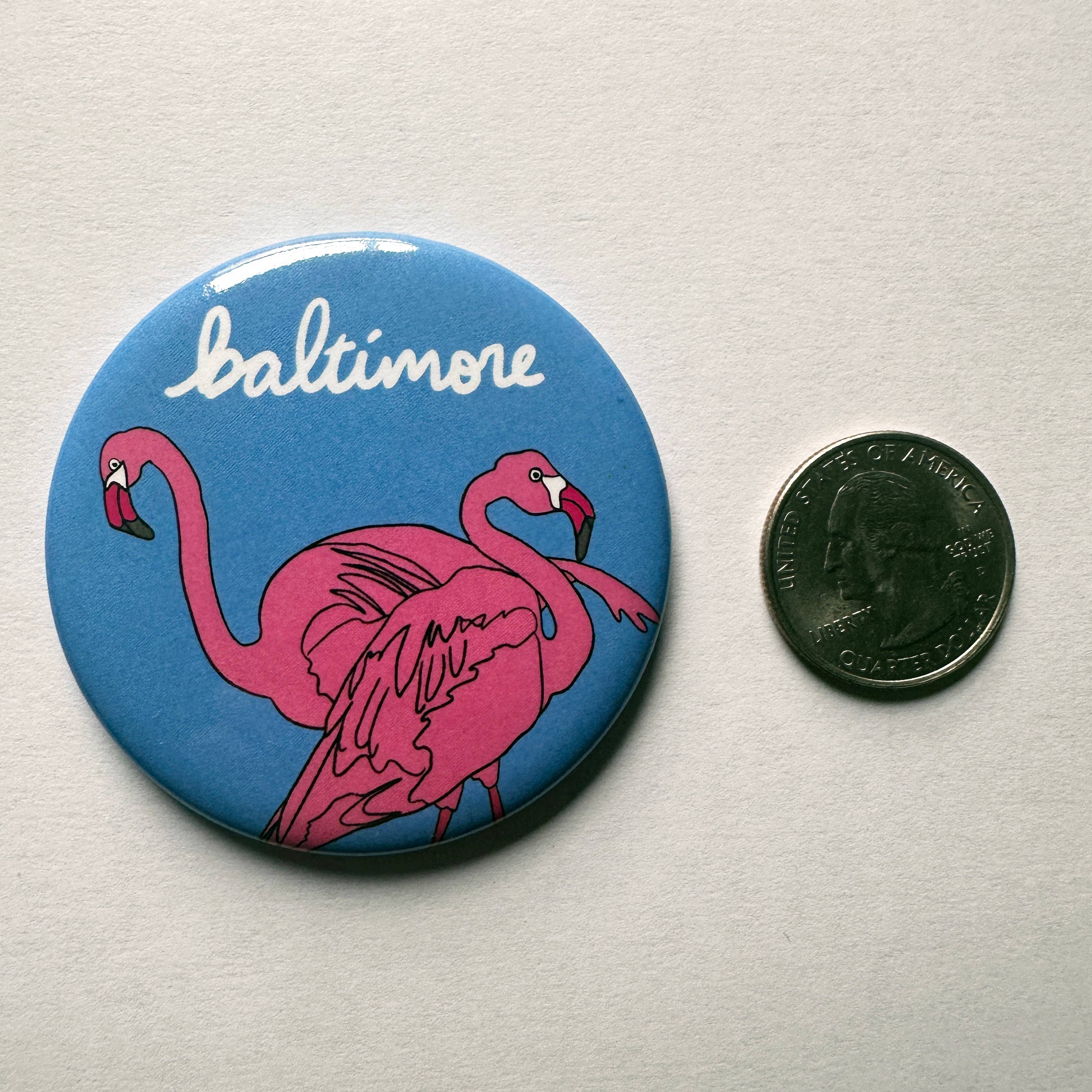 Baltimore Flamingo Magnet