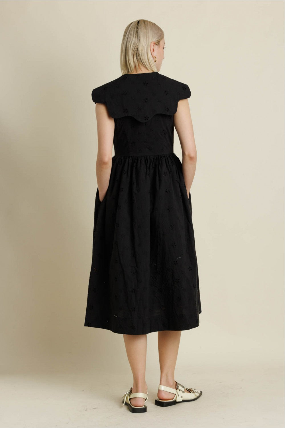 Collar & Charm Midi Dress