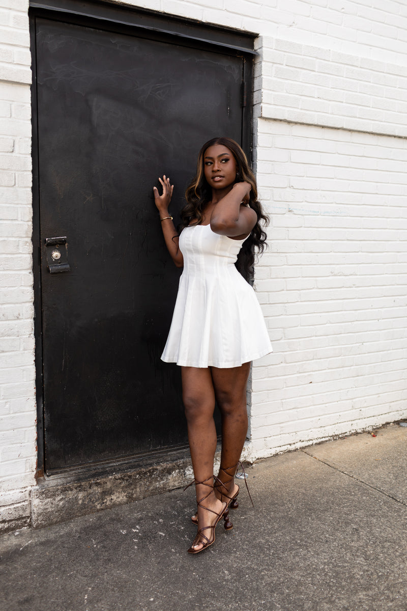 End Credits Pleated Dress