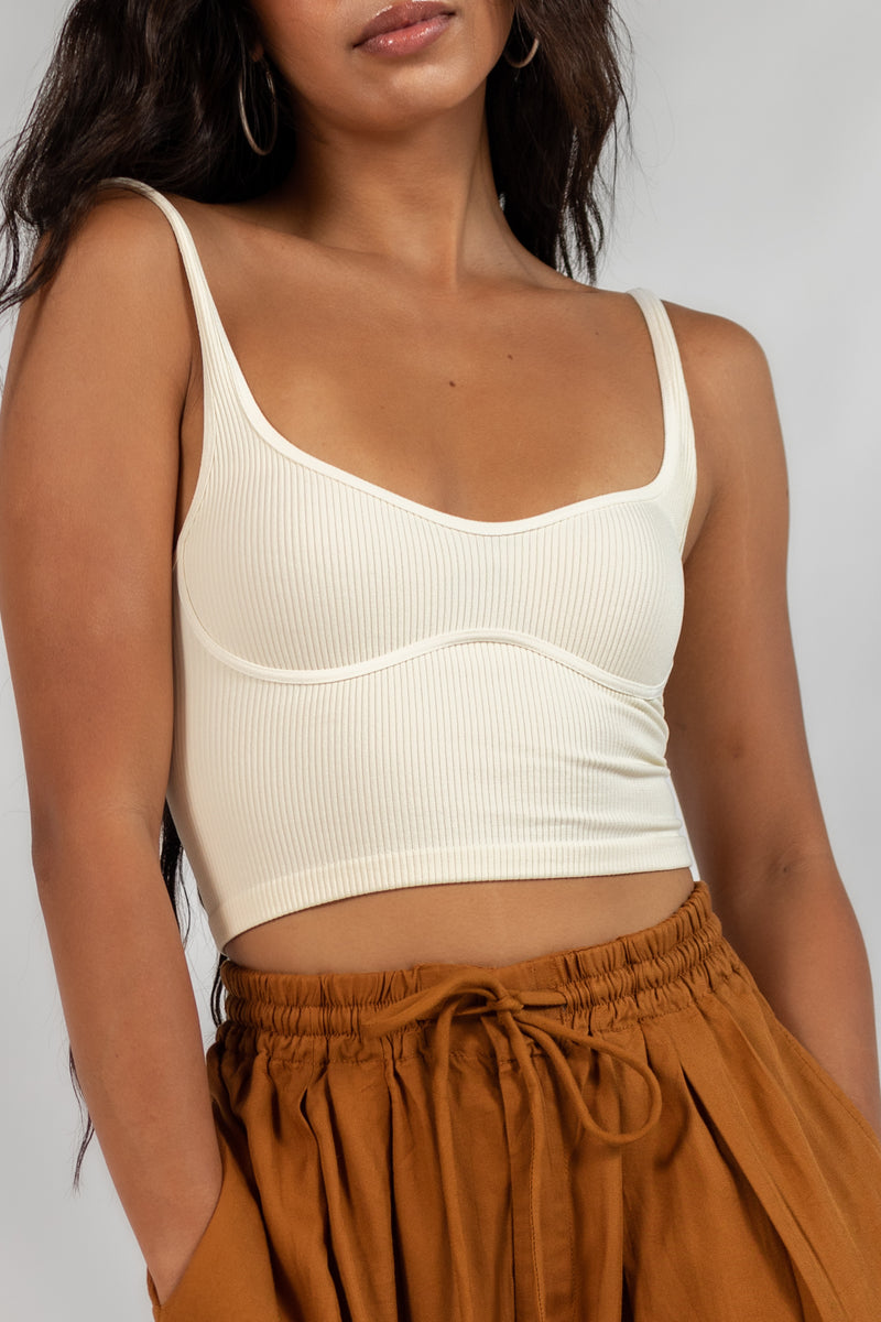 Free People Meg Seamless Crop – Brightside Boutique