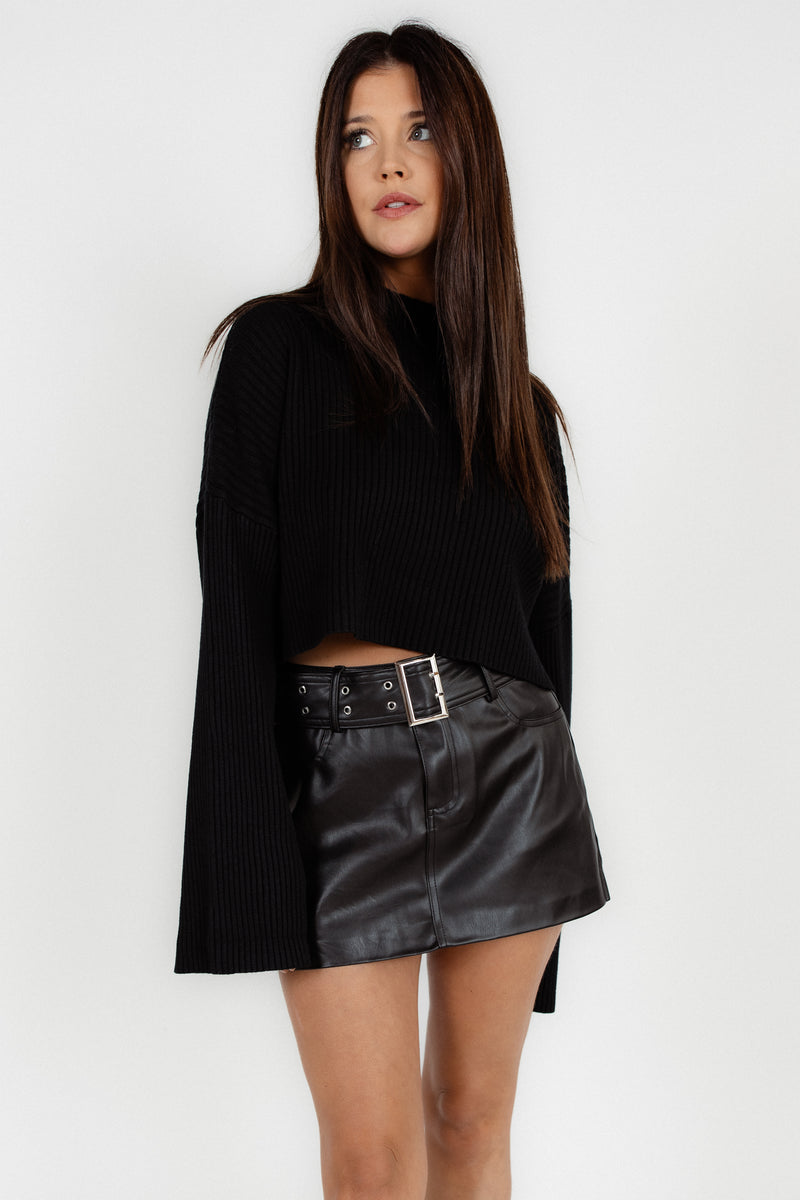 Count Me In Bell Sleeve Sweater
